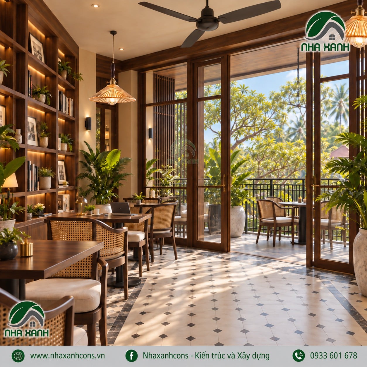 Thiết kế thi công quán cafe