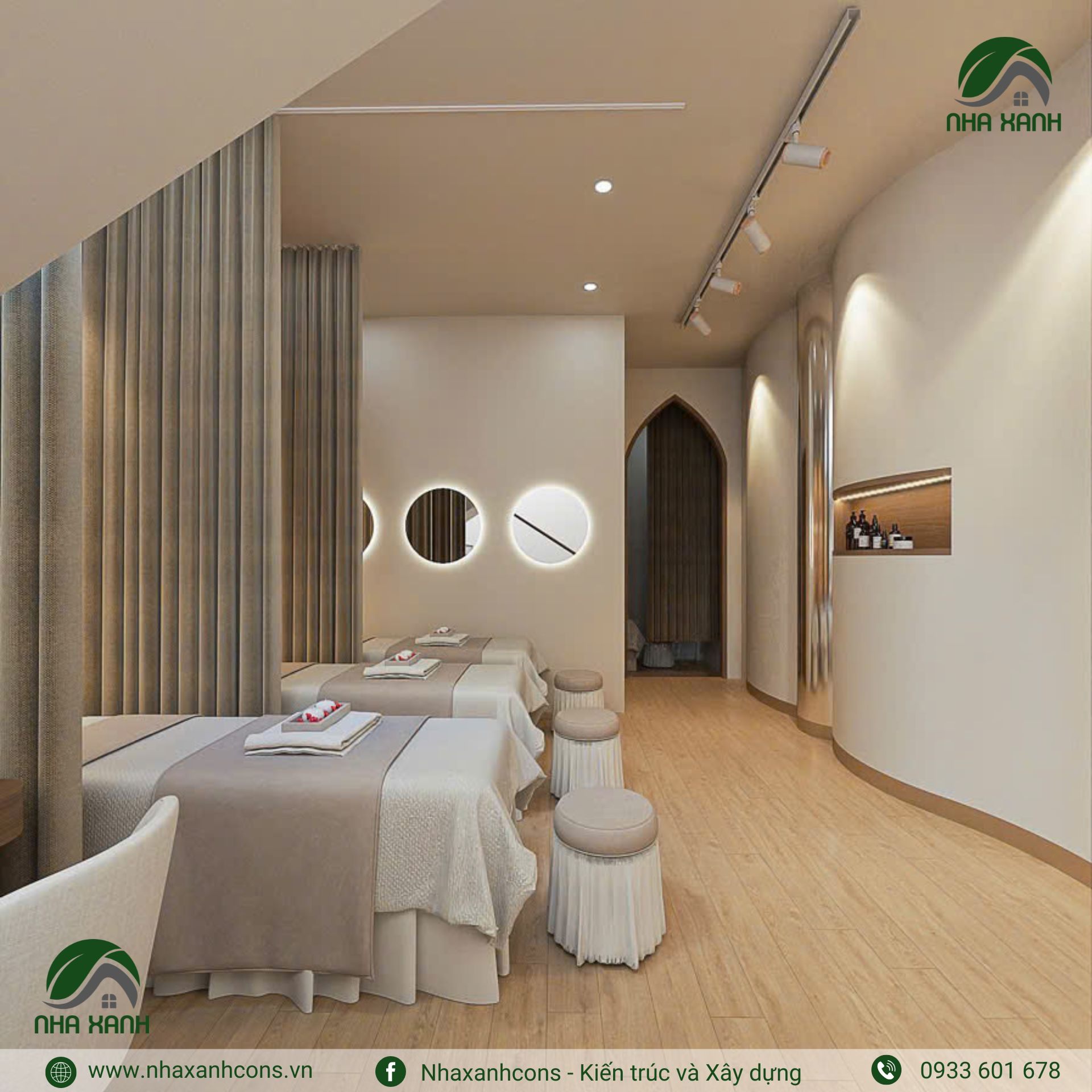 Trang trí nội thất spa tại TPHCM