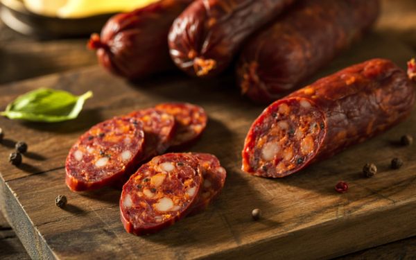 xuc xich kho tay ban nha cao cap mini chorizo el conchel 55g