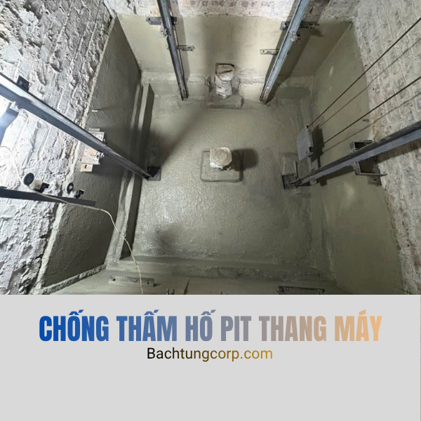 Chống thấm hố pit thang máy Đà Lạt
