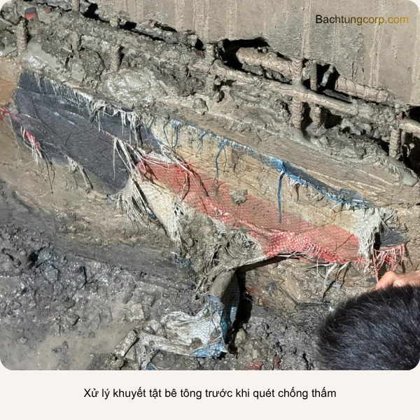 Xử lý khuyết tật bê tông hố pit thang máy Đà Lạt