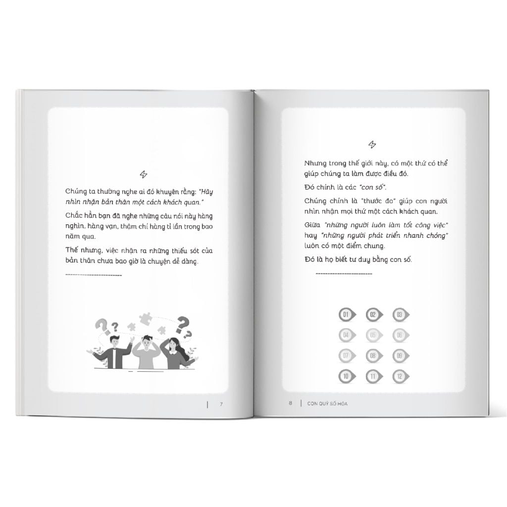 Nội dung Cuốn sách Con quỷ số hóa - Nghĩ bằng con số hành động bằng lí trí