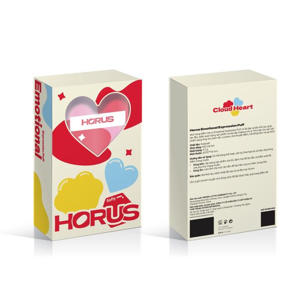 GIỚI THIỆU MÚT HORUS EMOTIONAL EXPRESSION PUFF