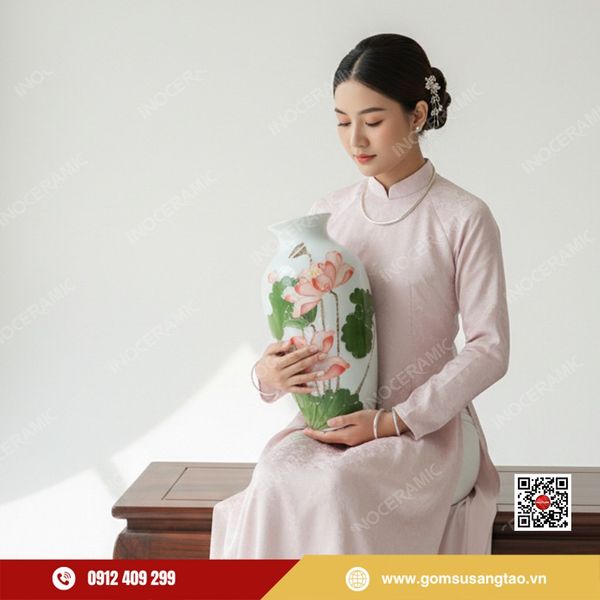 Quà Tết in logo Liên Hoa Tịnh Ngọc tặng đối tác, nhân viên.