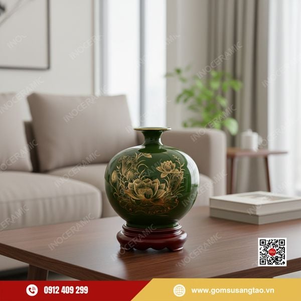 Quà Tết doanh nghiệp quả hút lộc Sen Đại in logo thương hiệu