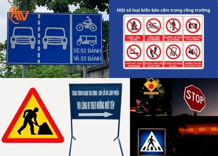 Những biển báo giao thông công trường phổ biến được sử dụng rộng rãi trong công trình