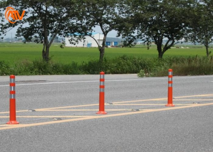 Ứng dụng của cọc tiêu an toàn giao thông trong thực tế
