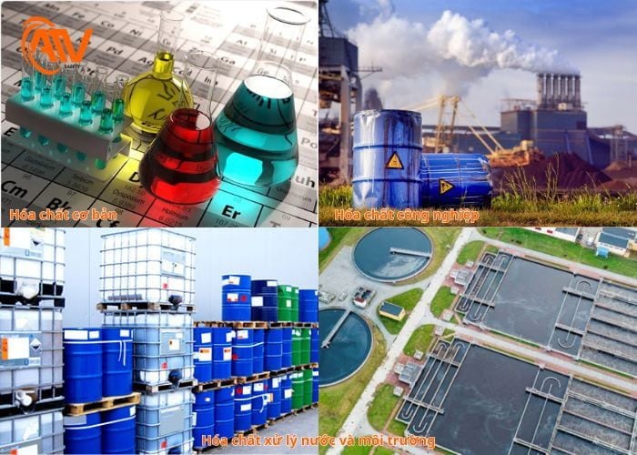 Các loại hóa chất cần biết trong công nghiệp hóa chất