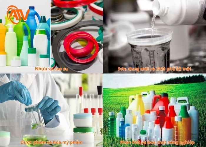 Những loại hóa chất nổi bật trong ngành công nghiệp hóa chất