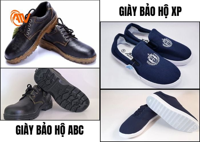Giày bảo hộ thương hiệu ABC và thương hiệu XP