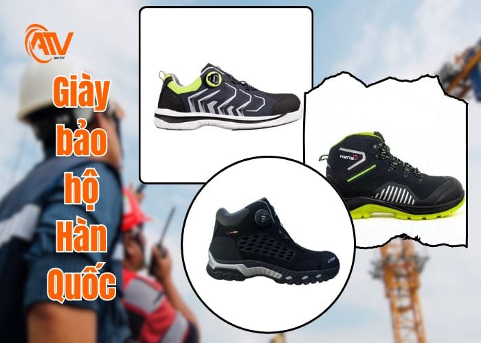 Giày bảo hộ lao động Hàn Quốc phổ biến