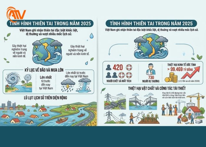 Thiên tai trong năm 2025