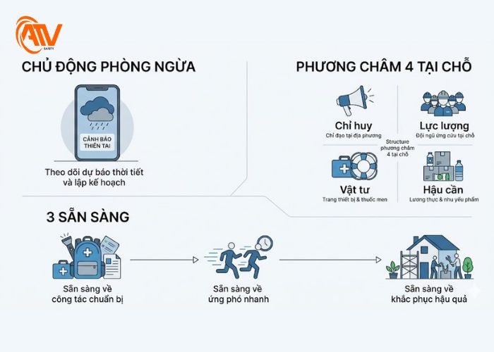 biện pháp ứng phó thiên tai