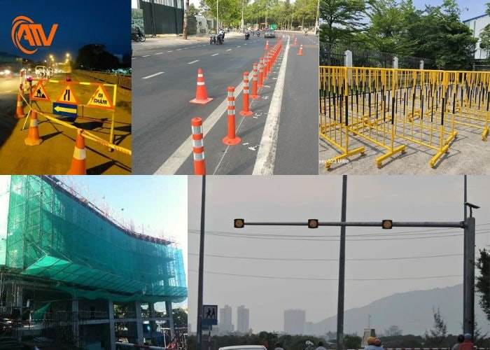Thiết bị cảnh báo an toàn và bảo vệ công trường trong việc đảm bảo an toàn cho người lao động