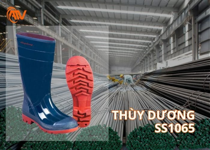 Ủng mũi thép Thùy Dương SS1065 an toàn tuyệt đối trong nhiều môi trường lao động