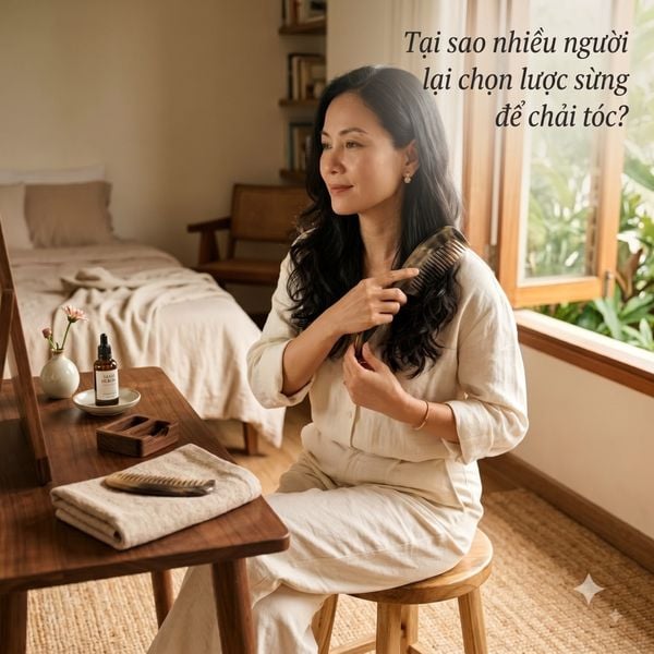 Vì sao nhiều người lựa chọn lược sừng làm lược chải tóc?