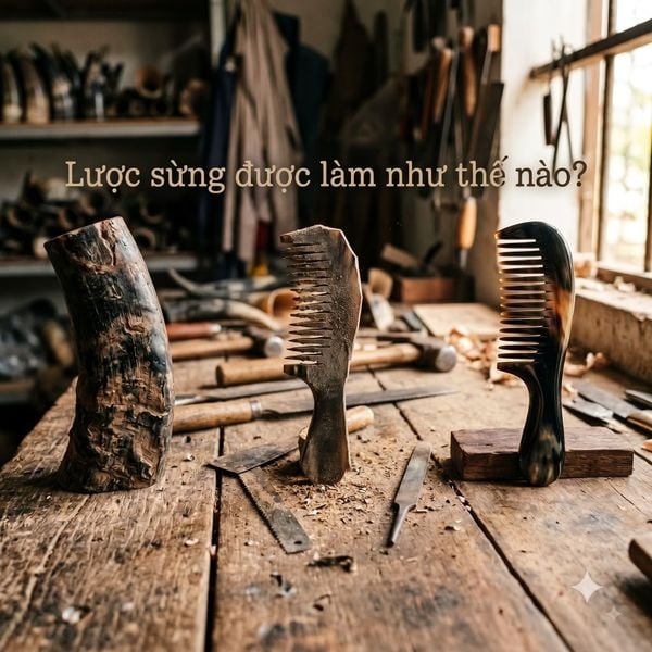 Lược sừng được chế tác như thế nào?