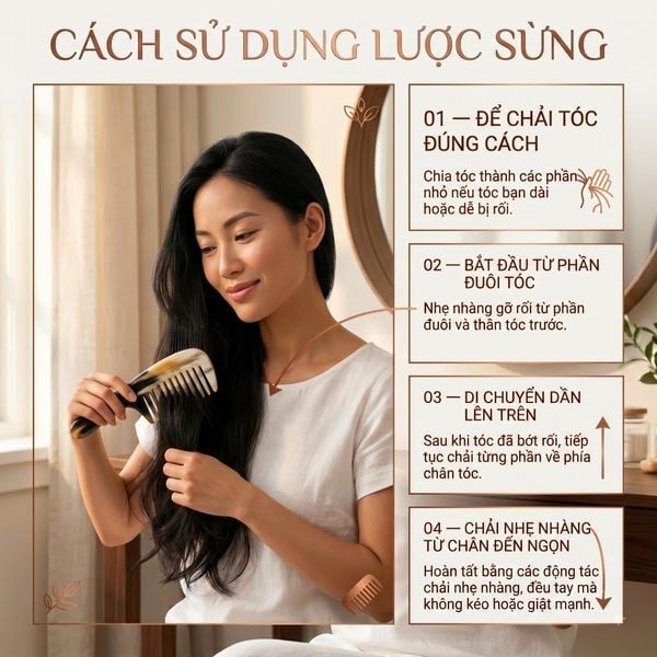 Cách bảo quản lược sừng để sử dụng lâu dài