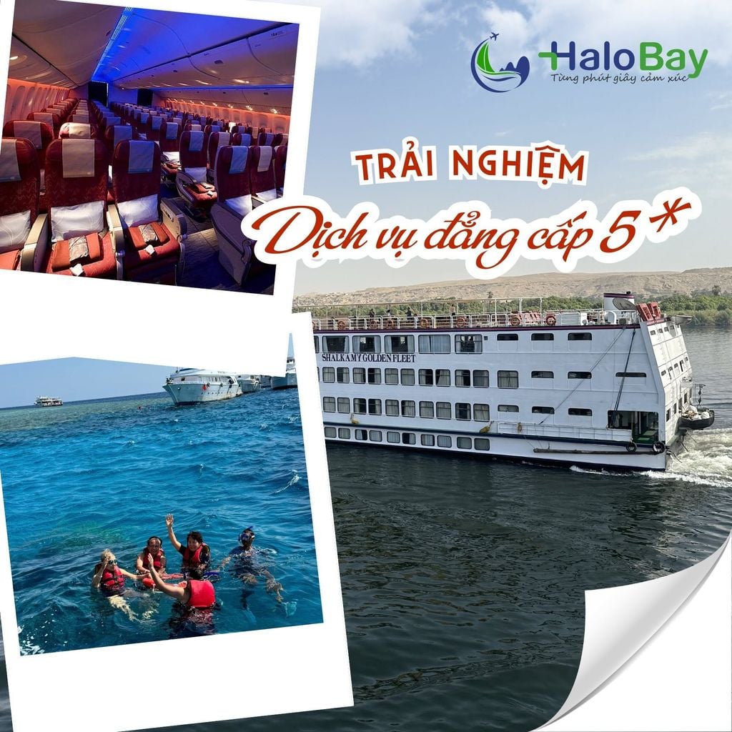 Trải nghiệm du thuyền sông Nile trong tour Ai Cập