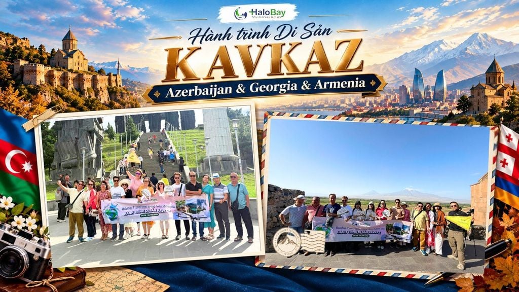 Khách hàng HaloBay Travel trong Hành Trình Di Sản Kavkaz