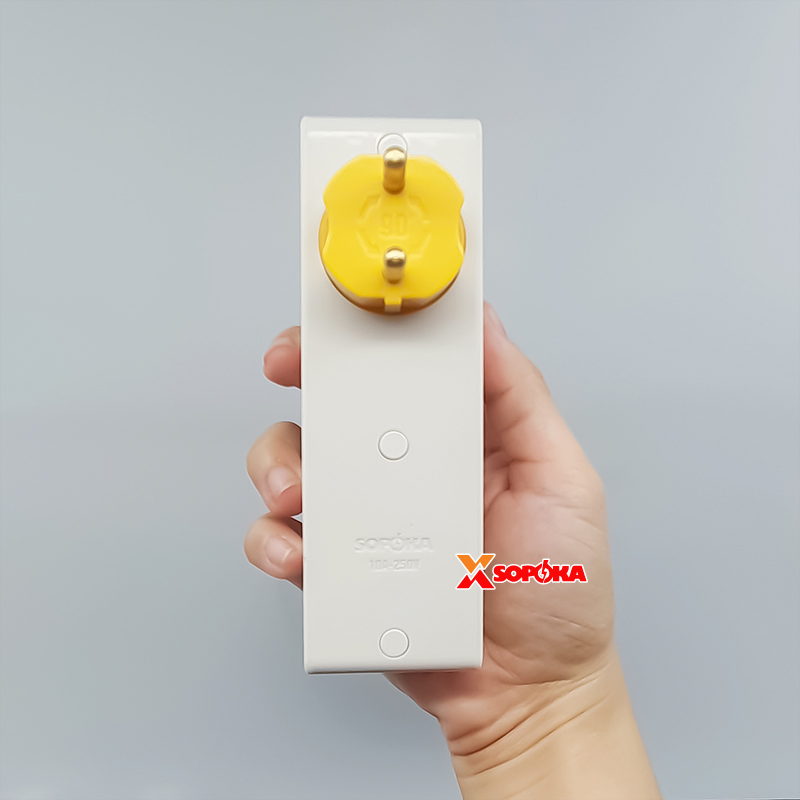 Phích Cắm Chia Điện 5 Lỗ Cổ Xoay Cao P26 SOPOKA