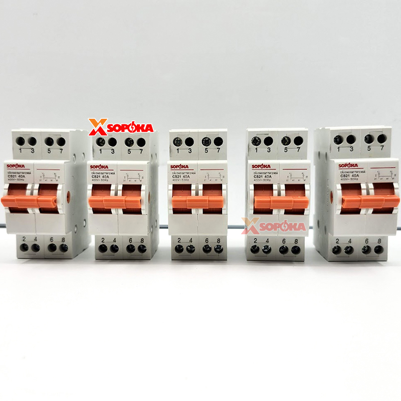 Cầu Dao Gạt Tay 2 Ngã 2P CS2P40A SOPOKA