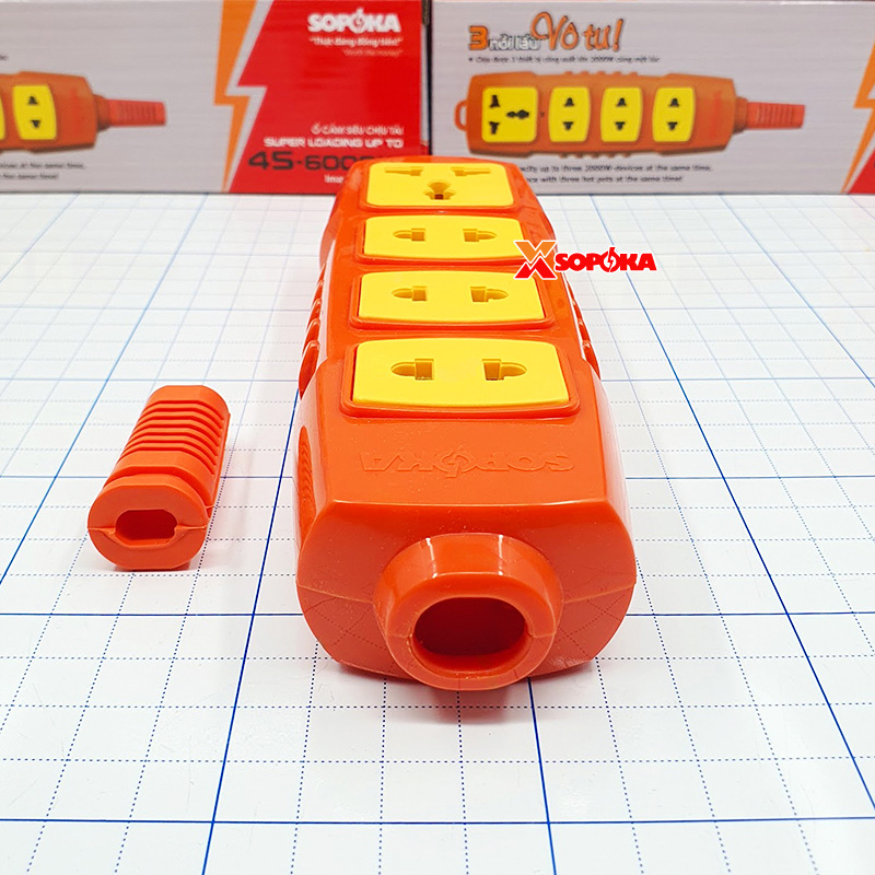 Ổ Cắm Điện 4 Lỗ Không Dây 6000W 4S-6000W SOPOKA