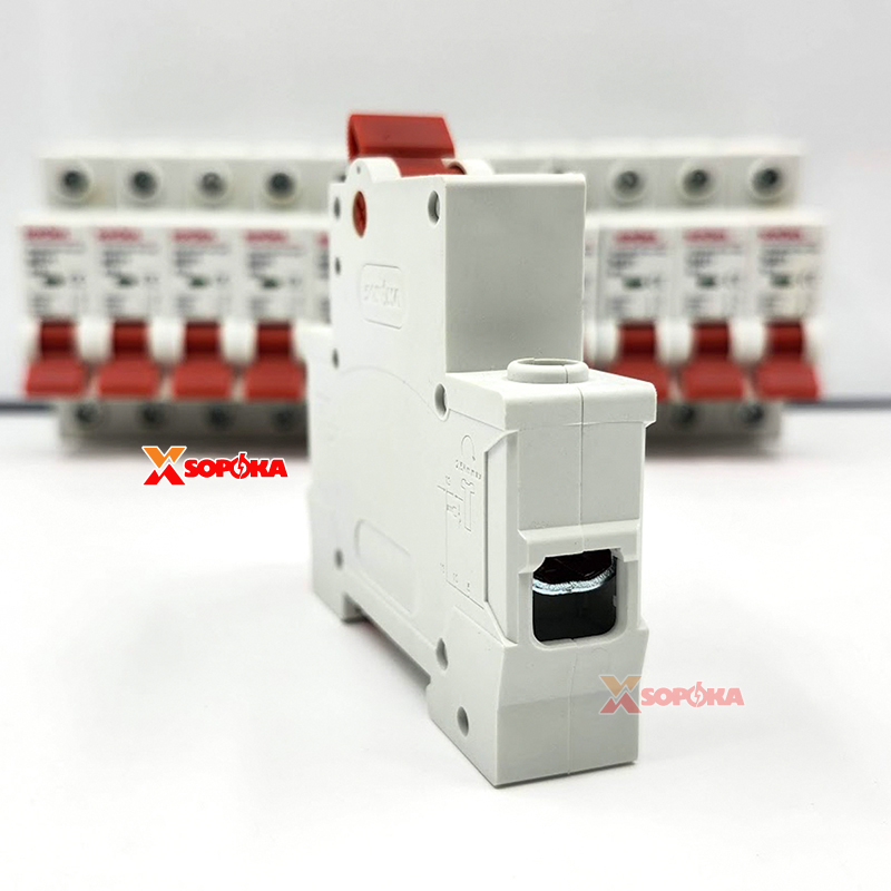 SOPOKA Cầu Dao Gạt Tay 1 Ngã 1P MS21 (dải 15A–80A)
