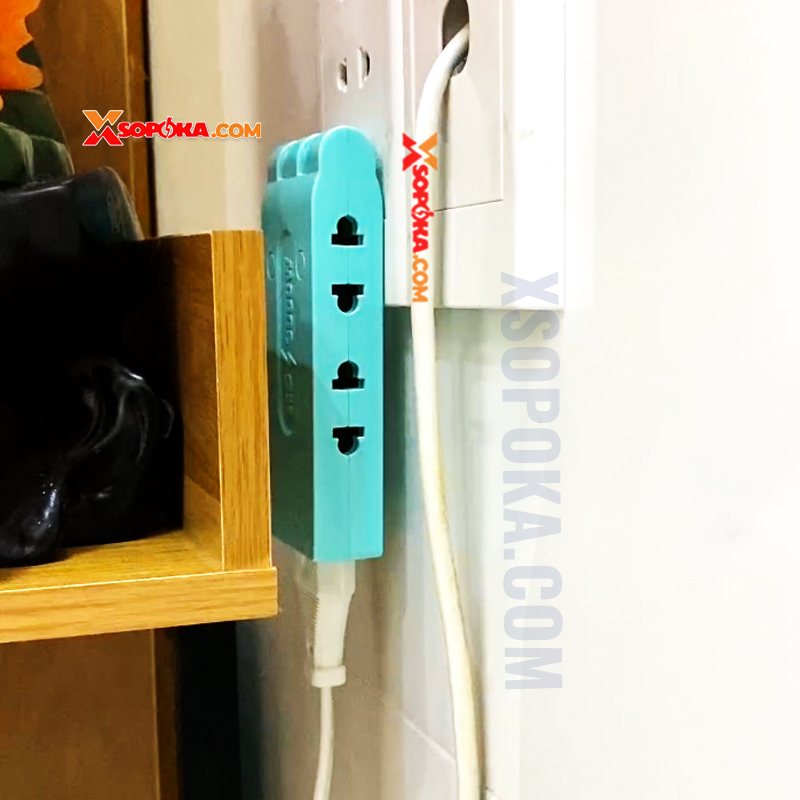 Ổ Chia Điện 5 Lỗ Dẹp Cổ Xoay 3000W R5X-3000W SOPOKA