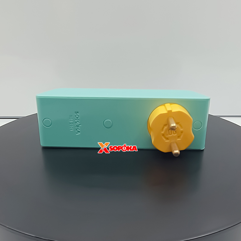 Phích Cắm Chia Điện 5 Lỗ Cổ Xoay Cao P26 SOPOKA