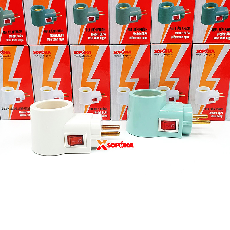 Đui Bóng Đèn Có Công Tắc Liền Phích Cắm ĐLP SOPOKA