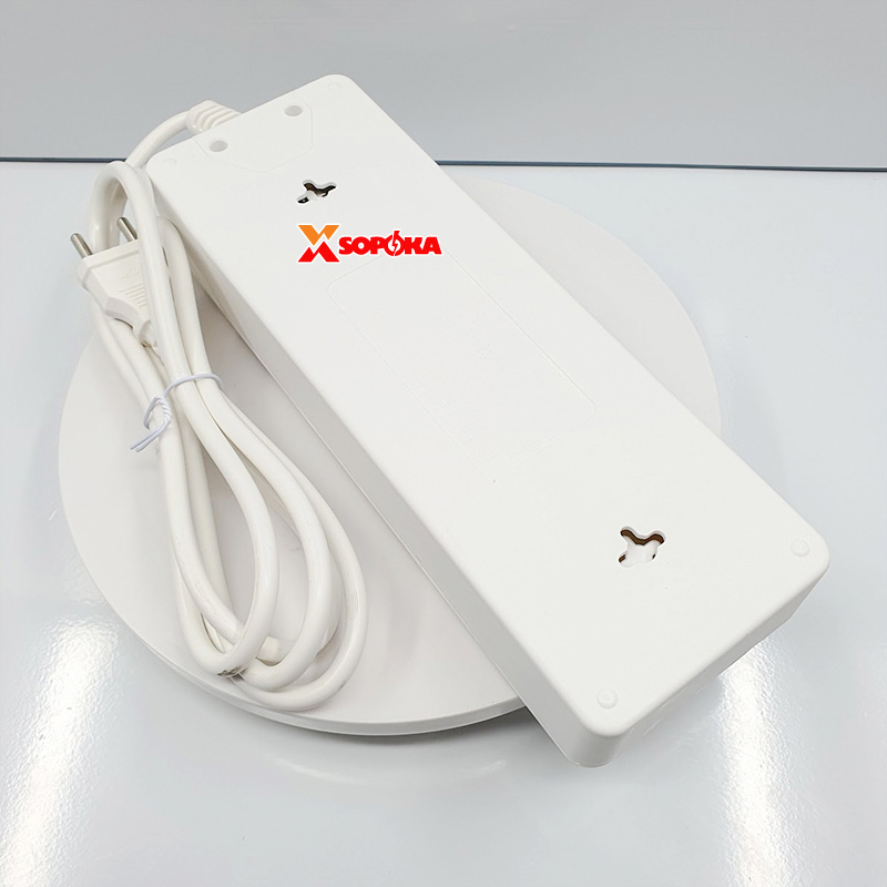 Ổ Cắm Điện 10 Lỗ Chéo Không Vướng Dây 2200W 10A 10A2/10A4/10A6 SOPOKA