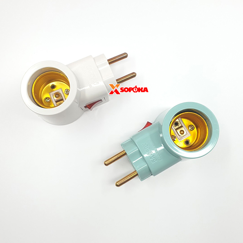 Đui Bóng Đèn Có Công Tắc Liền Phích Cắm ĐLP SOPOKA
