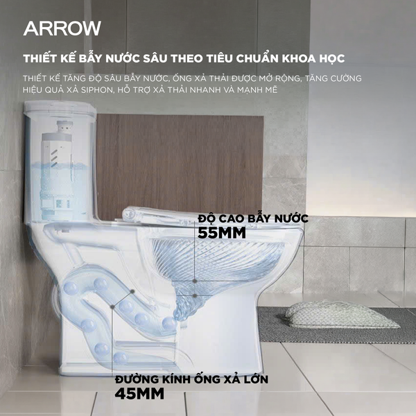 Bồn Cầu Cụt Là Gì? Giải Pháp Thay Thế Bền Vững, Tiết Kiệm Từ ARROW