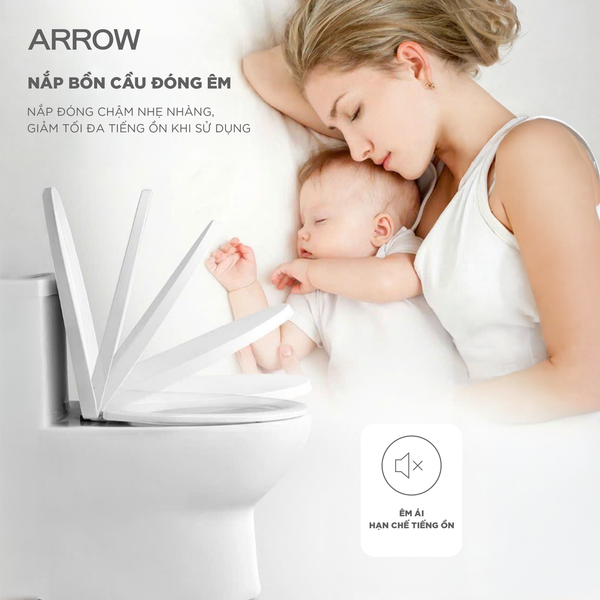 Nắp Bồn Cầu Rơi Êm Là Gì? Lợi Ích & Giải Pháp Kết Hợp Cùng ARROW