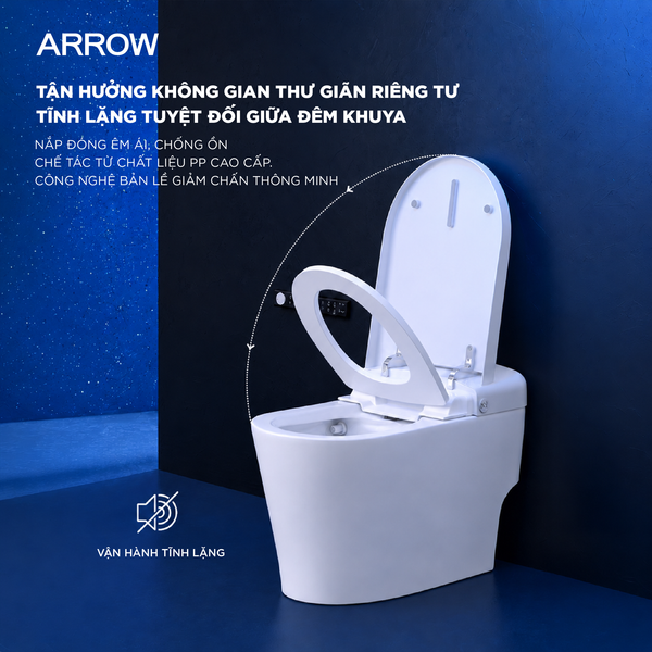 Nắp Bồn Cầu Rơi Êm Là Gì? Lợi Ích & Giải Pháp Kết Hợp Cùng ARROW