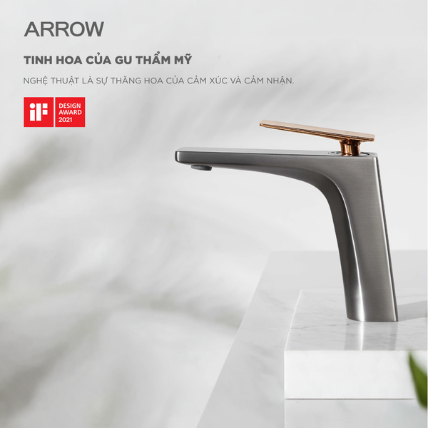 Vòi Lavabo ARROW: Điểm Nhấn Tinh Tế & Công Nghệ Cấp Nước Bền Bỉ