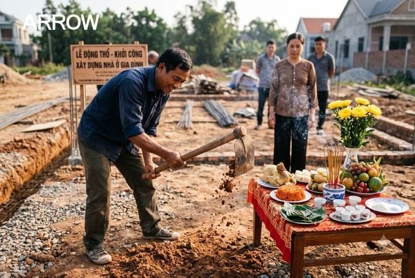 Mâm Cúng Động Thổ Xây Nhà Chuẩn Phong Thủy & Lưu Ý Hoàn Thiện Tổ Ấm