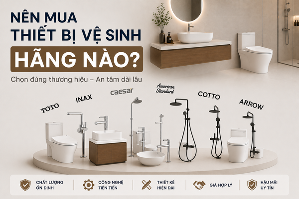 Nên Mua Thiết Bị Vệ Sinh Hãng Nào Tốt Nhất? Toàn Cảnh Thị Trường