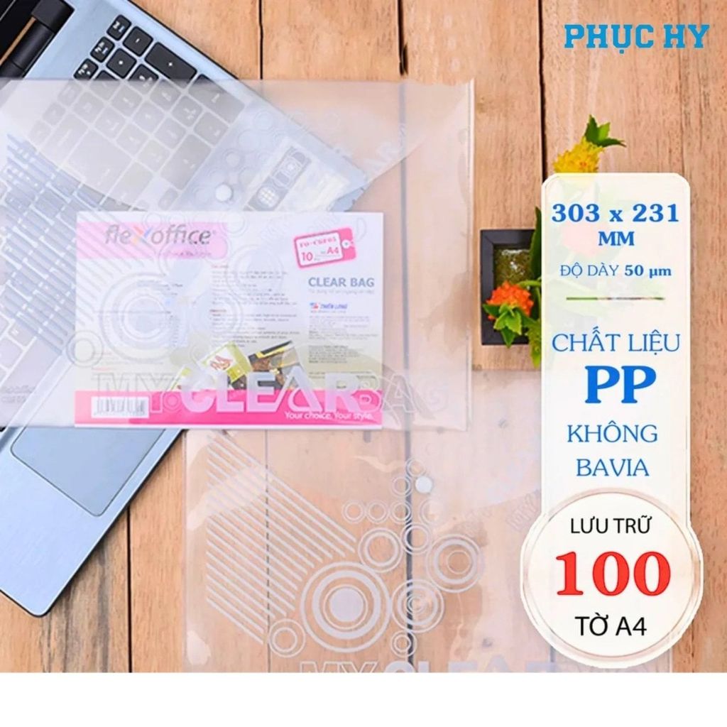 Bìa nút A4 FlexOffice FO-CBF05