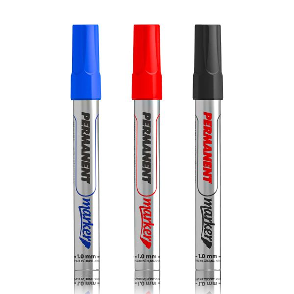 Bút lông dầu Bizner BIZ-PM01 màu đen đỏ xanh