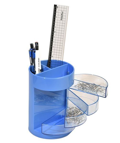 Khay Cắm Bút FlexOffice FO-PS01 | Nhựa Trong, Nhiều Ngăn