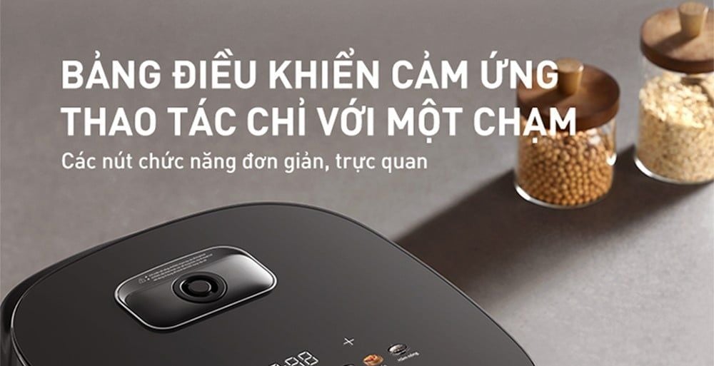 Bảng điều khiển cảm ứng dễ sử dụng