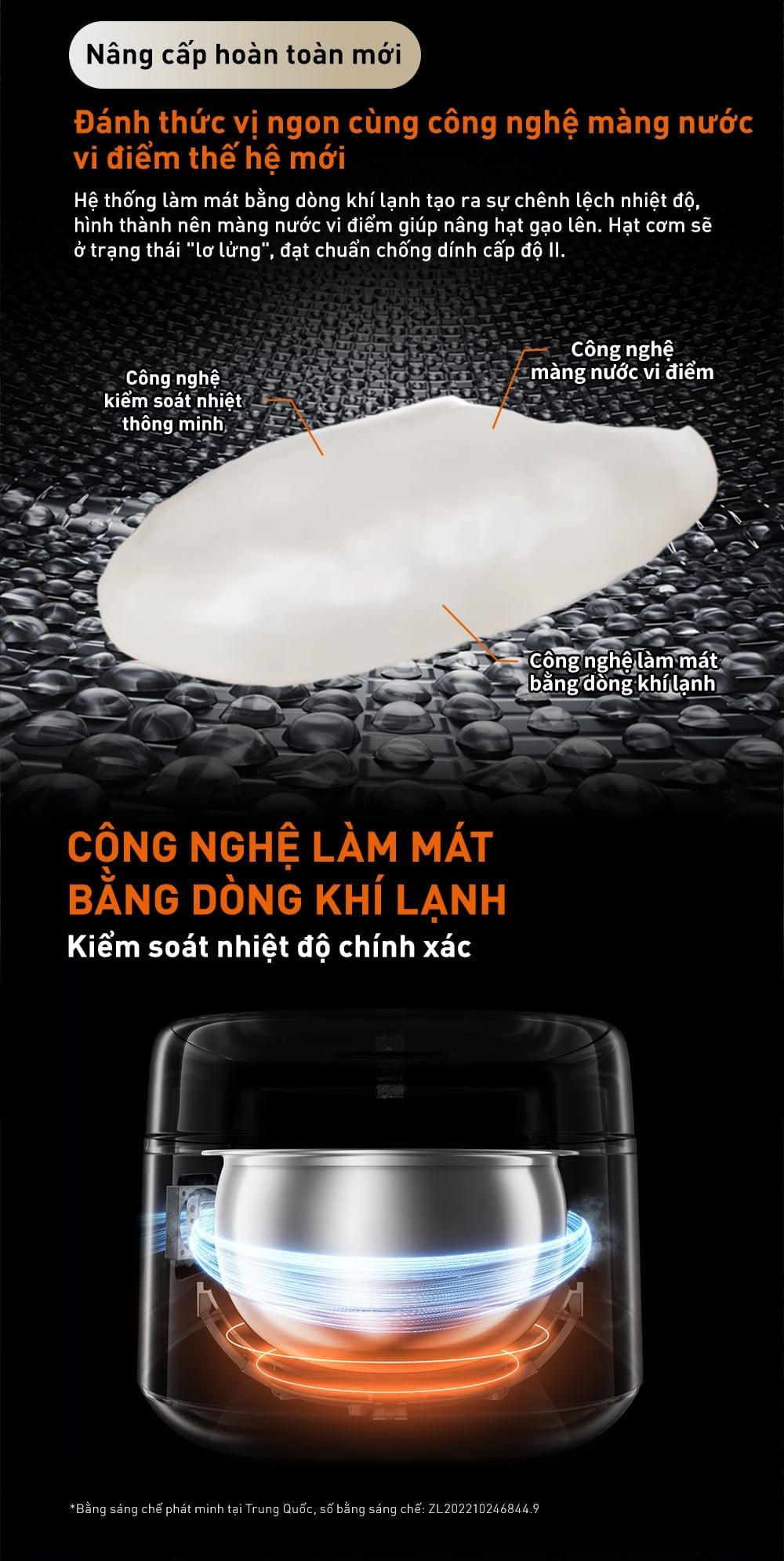Công nghệ màng nước vi điểm thế hệ mới nhất