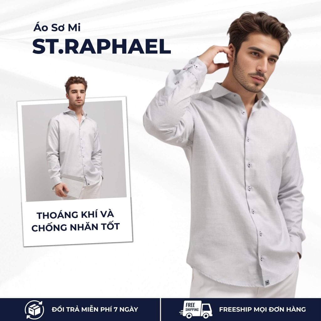 mô tả áo sơ mi st raphael