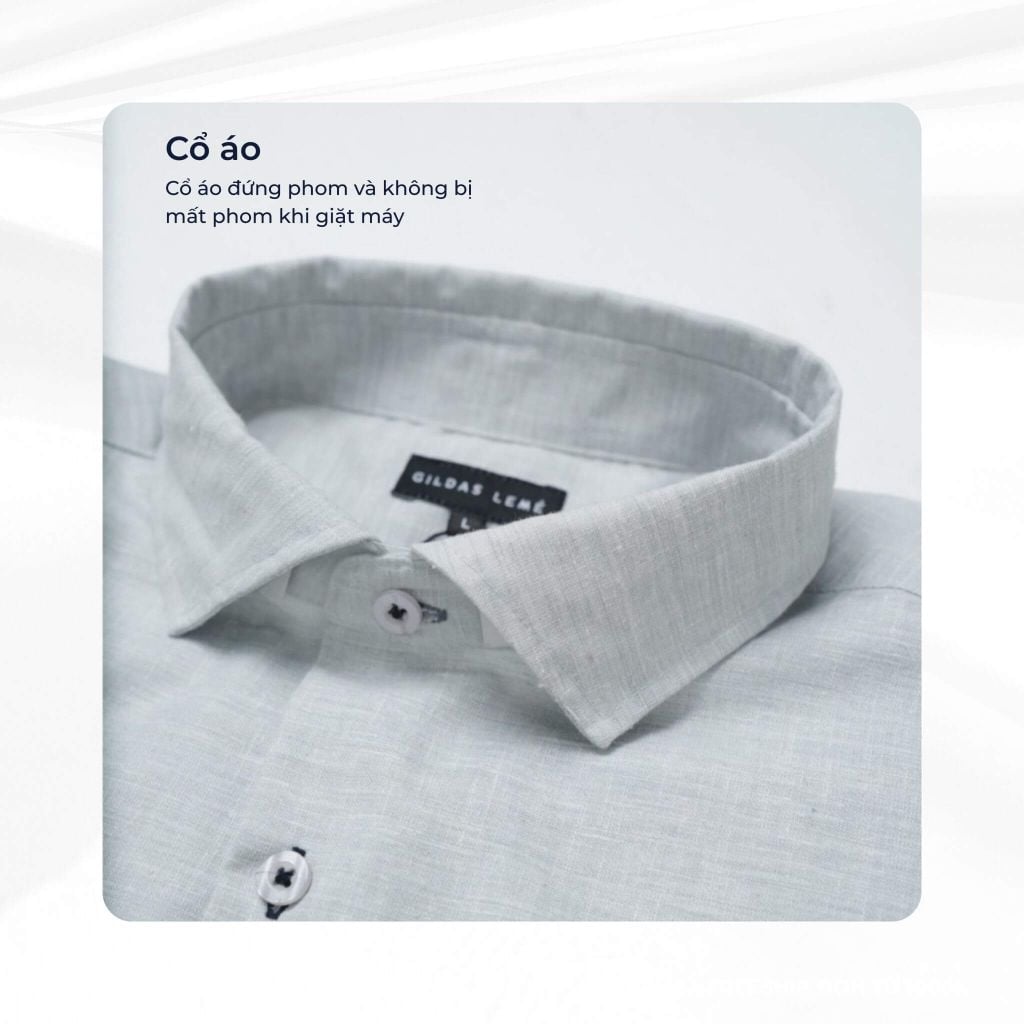 mô tả cổ áo sơ mi st raphael
