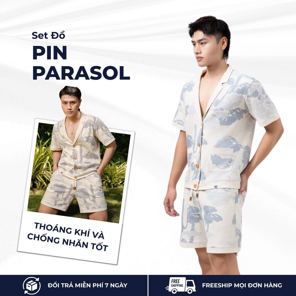 mô tả set đồ pin parasol