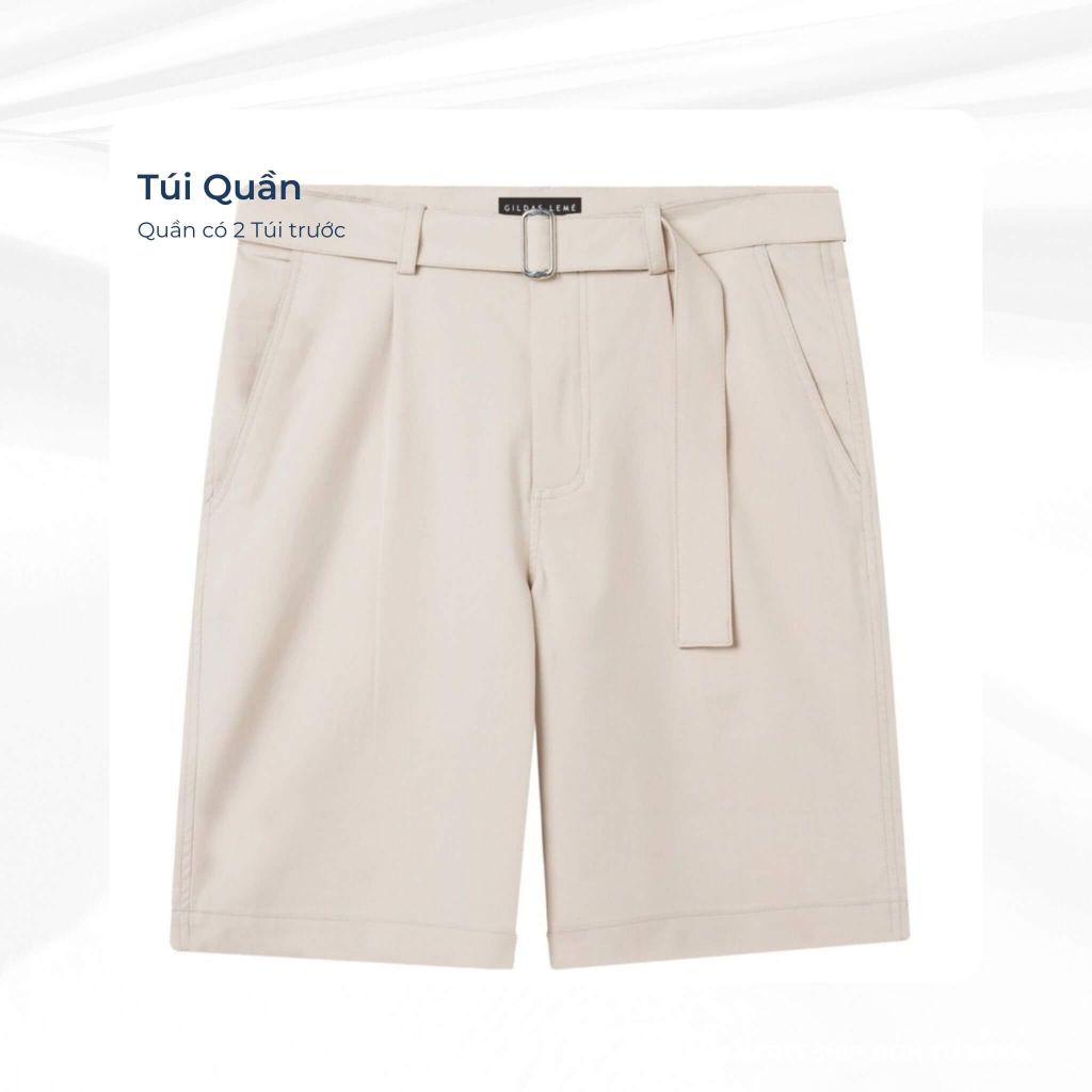 mô tả túi trước quần short bermuda