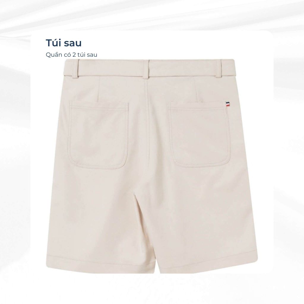 mô tả túi trước quần short bermuda