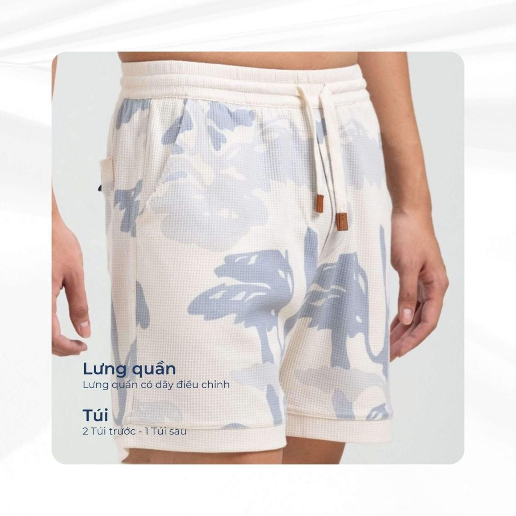 mô tả chi tiết túi quần short pin parasol